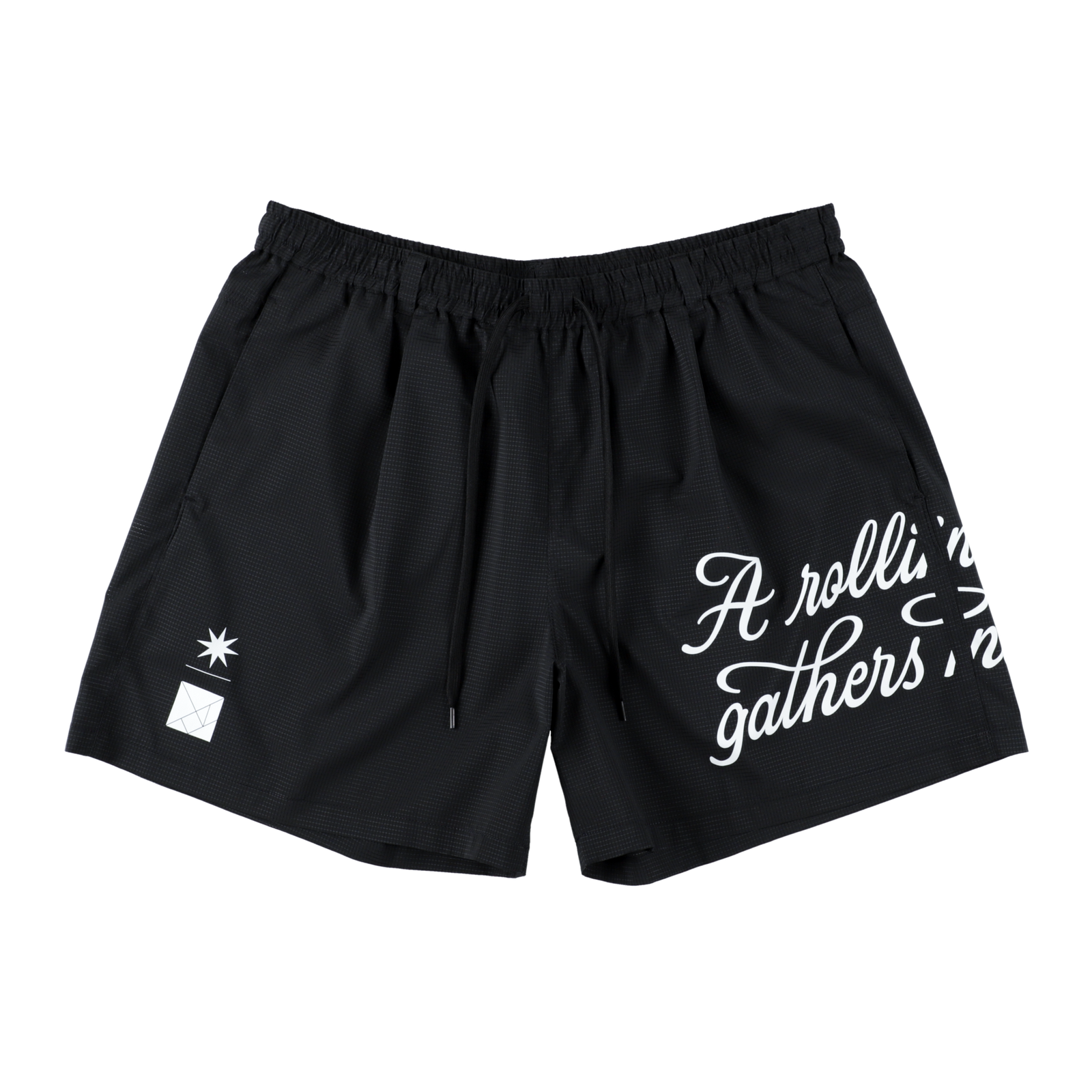 GDC×TANGRAM 5TH ANNIV. ROLLING STONE SHORTS BLACK TGS-MP96