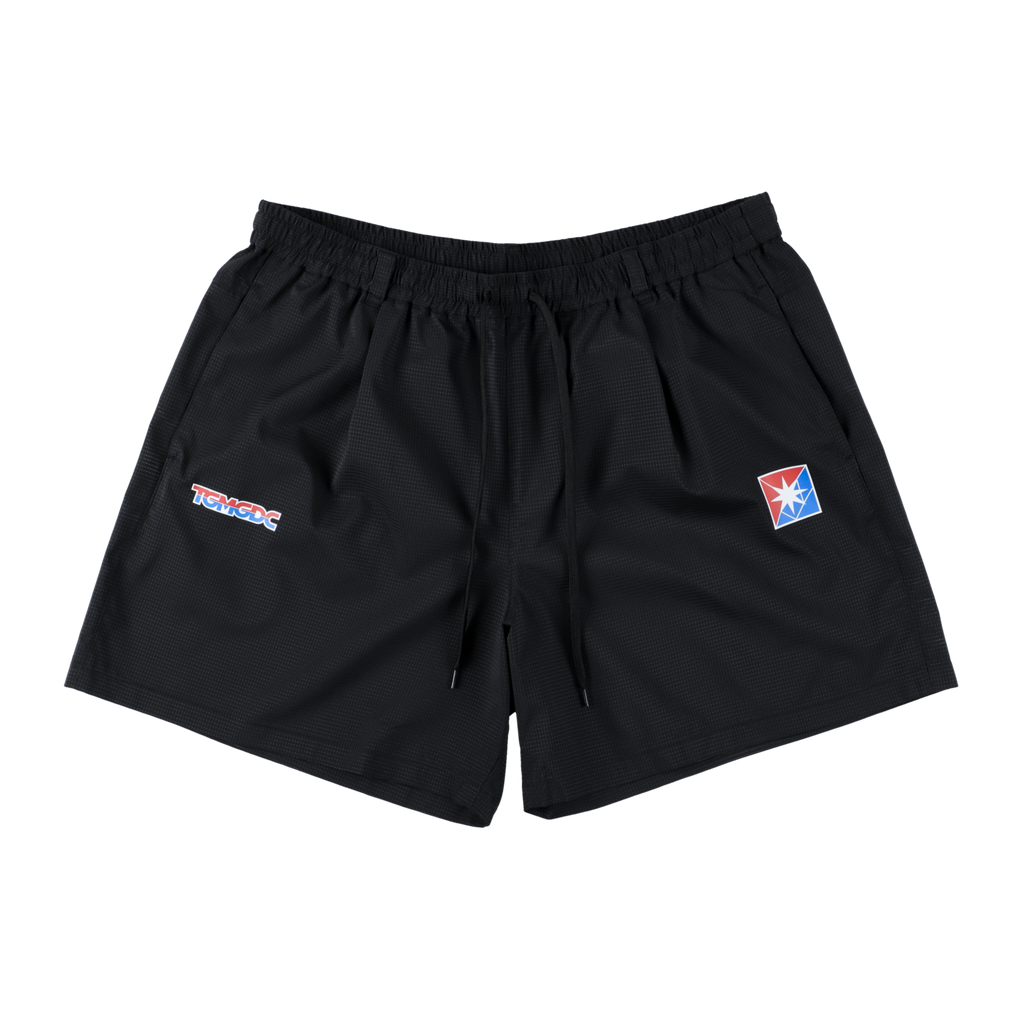 GDC×TANGRAM 5TH ANNIV. TRICO SHORTS BLACK TGS-MP97