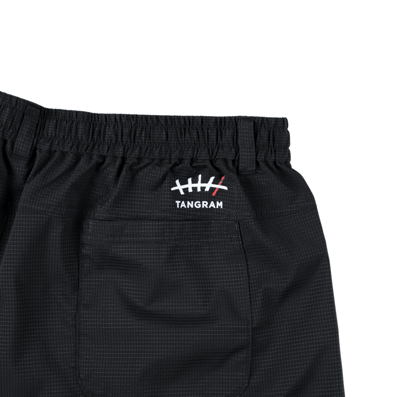 GDC×TANGRAM 5TH ANNIV. TRICO SHORTS BLACK TGS-MP97