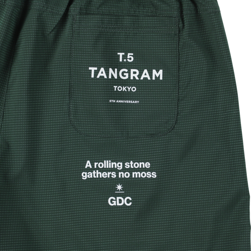 GDC×TANGRAM 5TH ANNIV. T.5 TOKYO SHORTS GREEN TGS-MP98