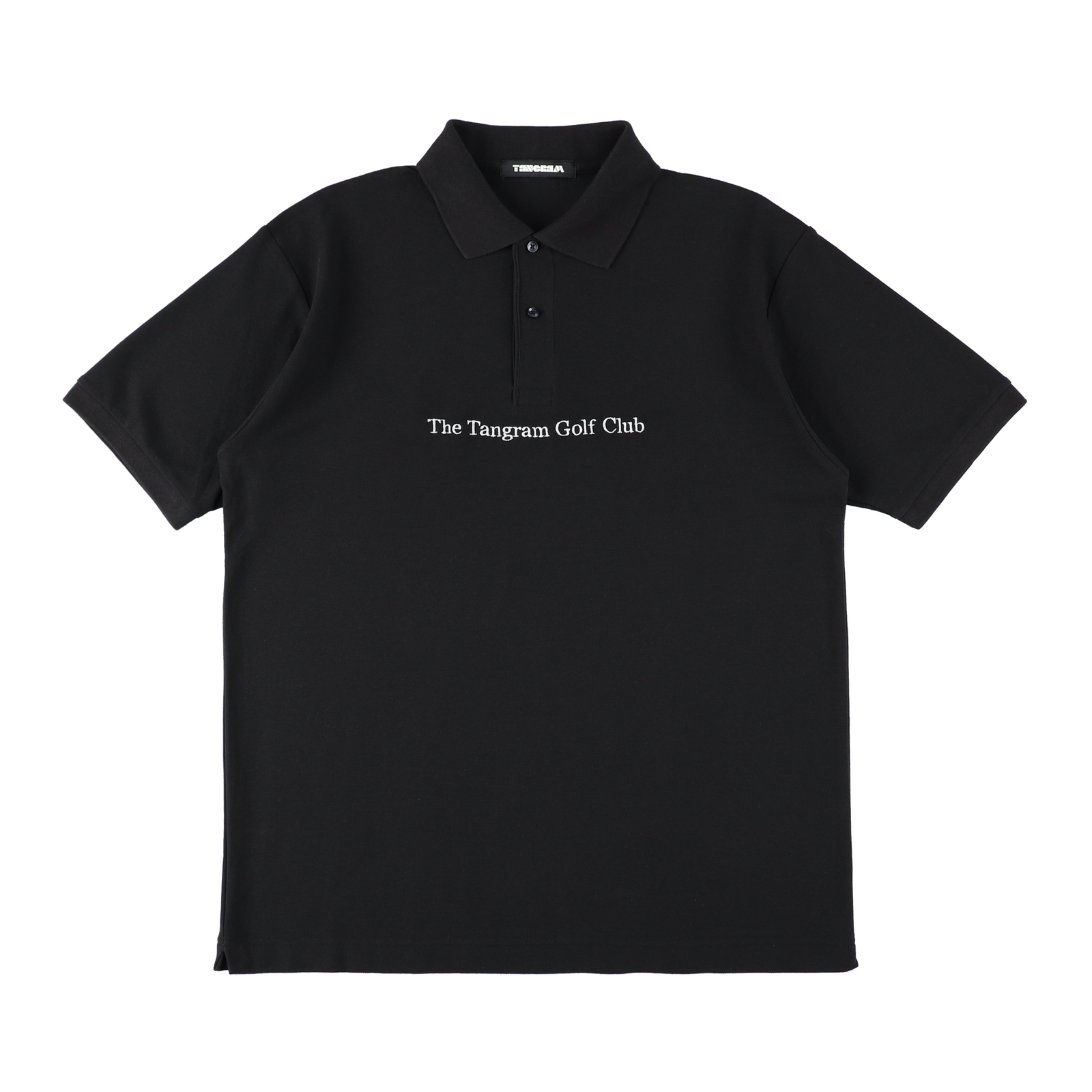 Tangram Golf Club ポロシャツ 黒　サイズXL Tangram Golf Club ポロシャツ 黒 サイズXL Tangram Golf Club