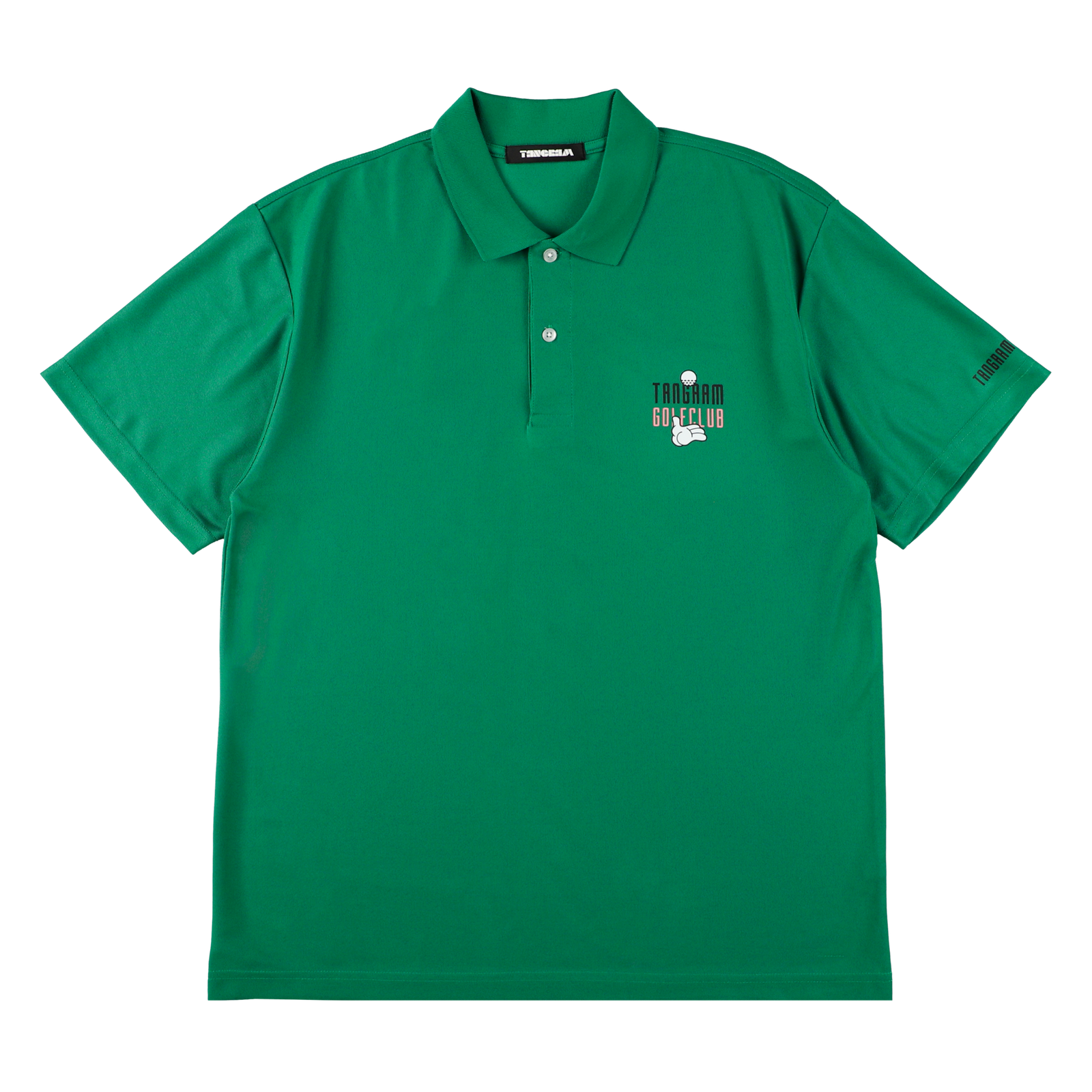 GOLF CLUB PUZZLE CHARACTER POLO SHIRTS GREEN TGS-MPL104