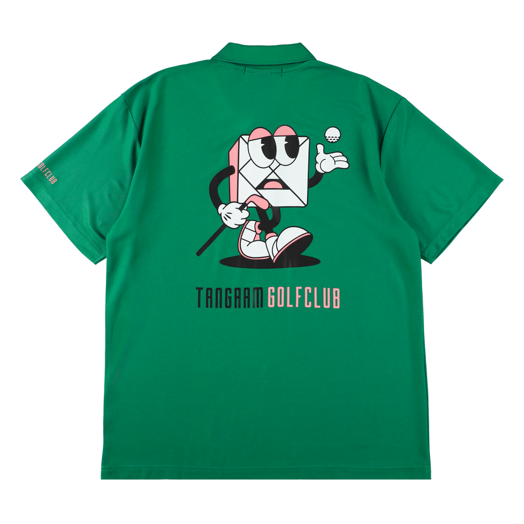 GOLF CLUB PUZZLE CHARACTER POLO SHIRTS GREEN TGS-MPL104 – TANGRAM GOLF CLUB PUZZLE CHARACTER POLO SHIRTS GREEN TGS-MPL104 – TANGRAM