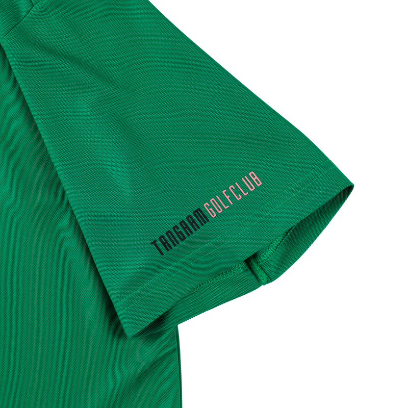 GOLF CLUB PUZZLE CHARACTER POLO SHIRTS GREEN TGS-MPL104