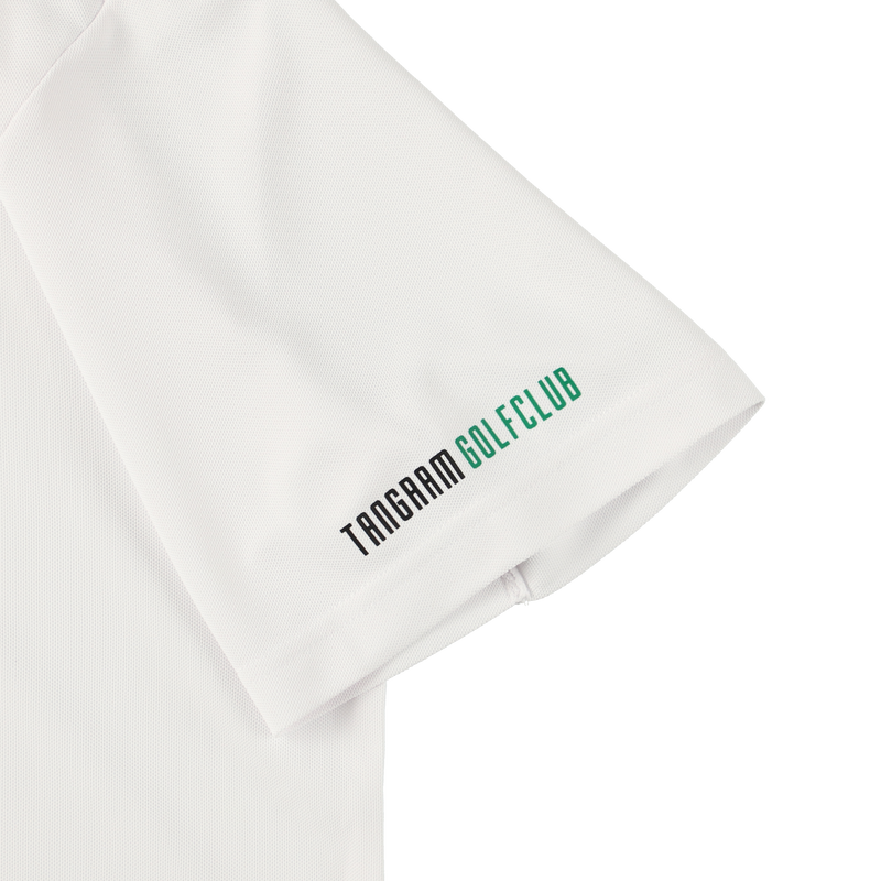 GOLF CLUB PUZZLE CHARACTER POLO SHIRTS WHITE TGS-MPL104