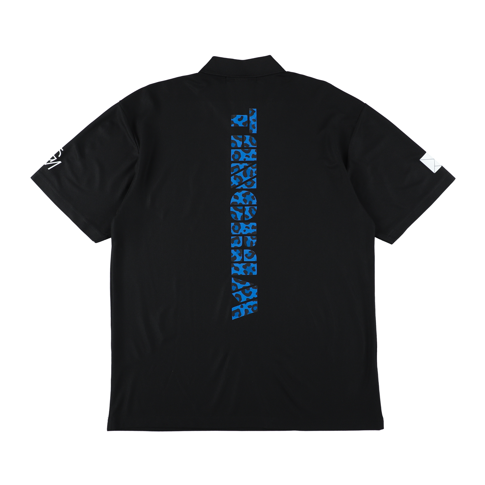 TANGRAMレオパード柄ポロシャツ LEOPARD SQUAD POLO SHIRTS BLACK TGS