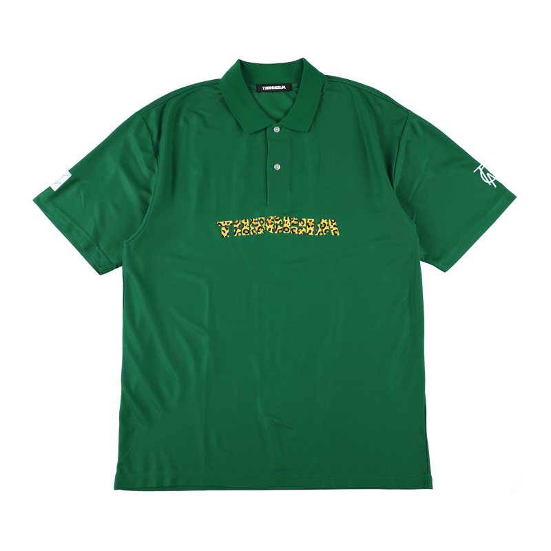 LEOPARD SQUAD POLO SHIRTS GREEN TGS-MPL106
