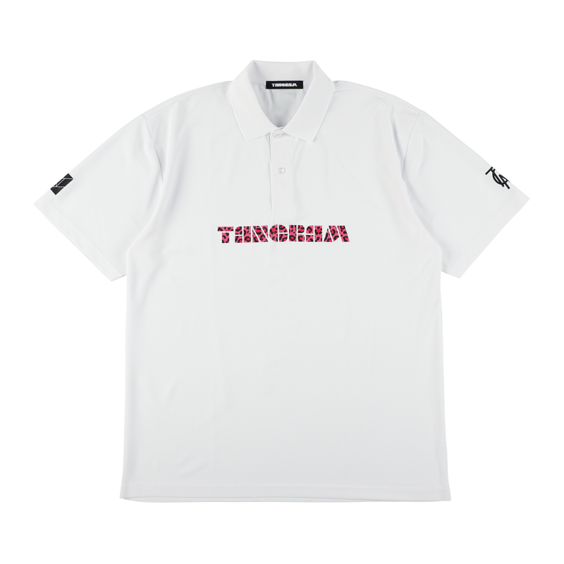 LEOPARD SQUAD POLO SHIRTS WHITE TGS-MPL106