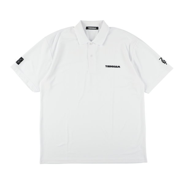 tangram グラフィックシャツ ホワイト GOLF CLUB PUZZLE CHARACTER SHORT MOCK NECK WHITE TGS-MT159