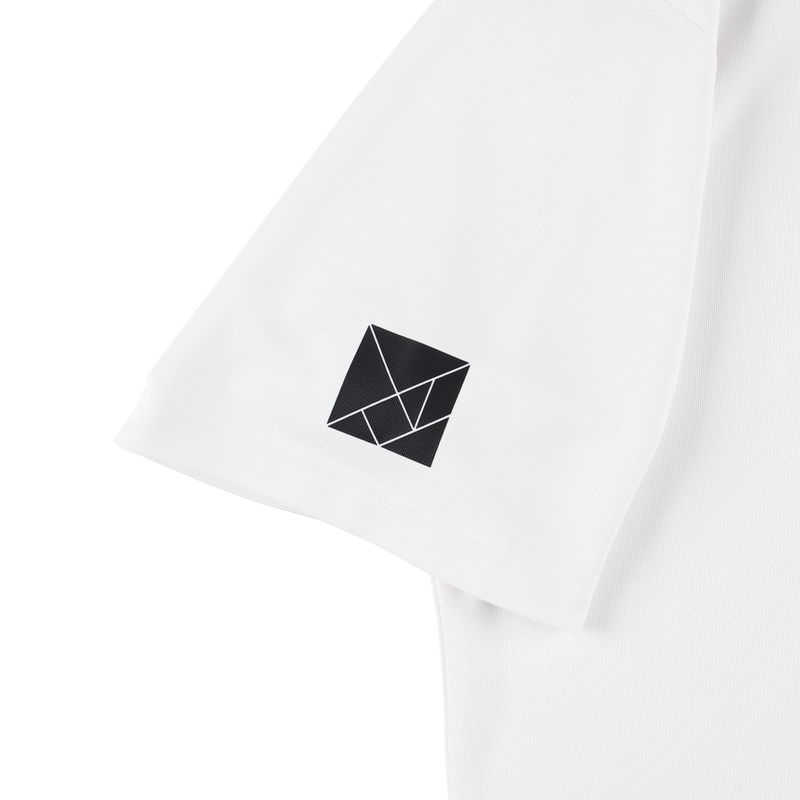 LEOPARD PUZZLE POLO SHIRTS WHITE TGS-MPL107