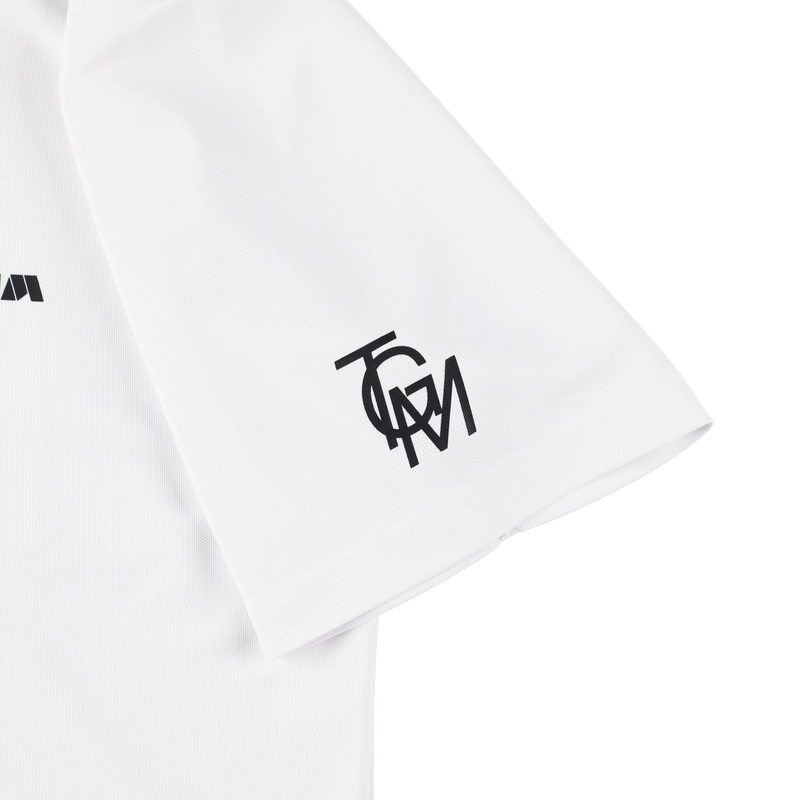 LEOPARD PUZZLE POLO SHIRTS WHITE TGS-MPL107