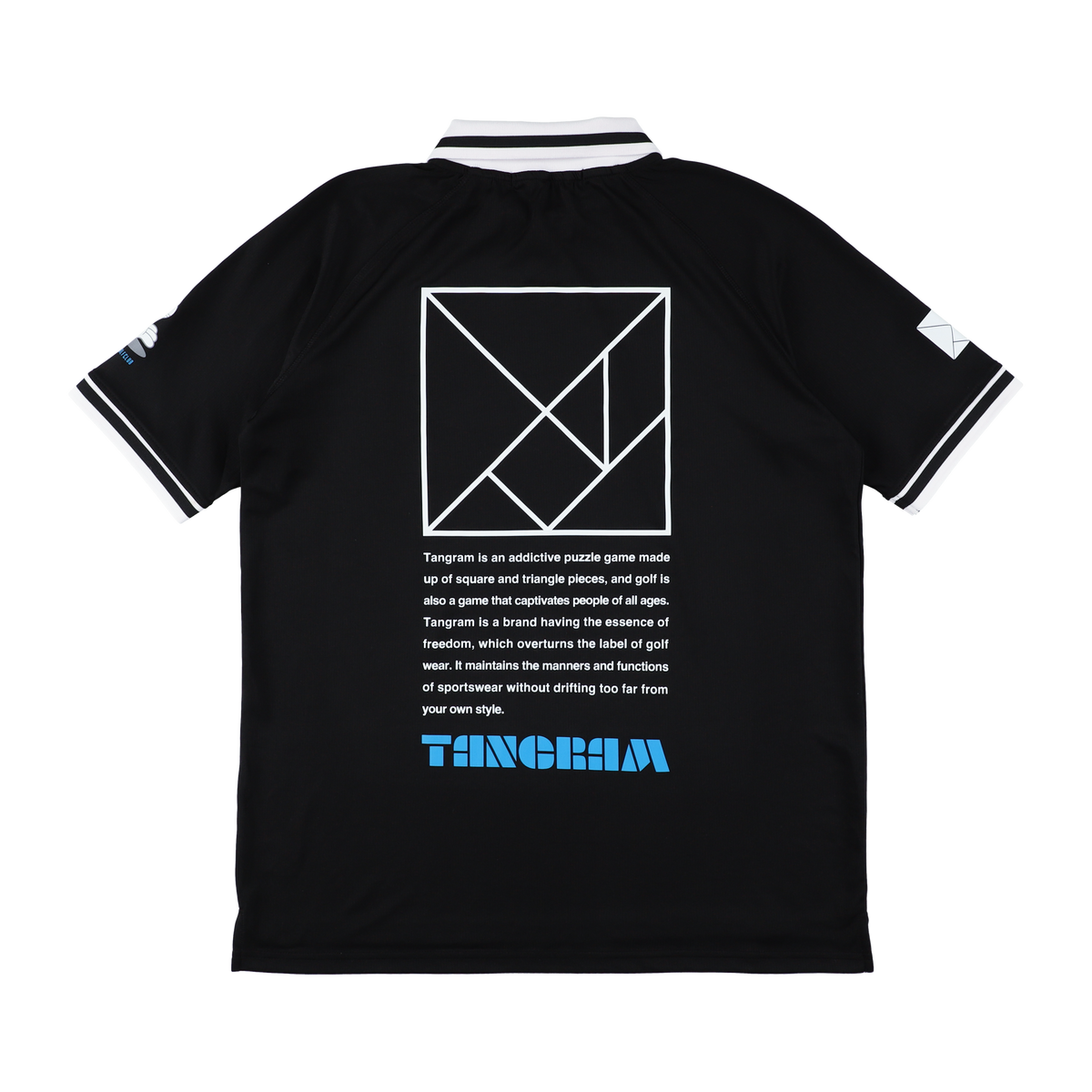 TANGRAM タングラム セットアップ ゴルフ ロゴ プリント ブラック M TANGRAM タングラム セットアップ ゴルフ ロゴ プリント ブラック M