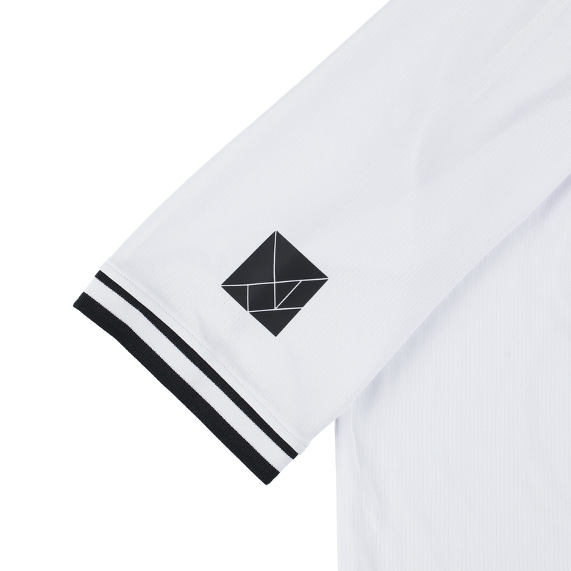 TURF LOGO ACTIVE POLO SHIRTS WHITE TGS-MPL112