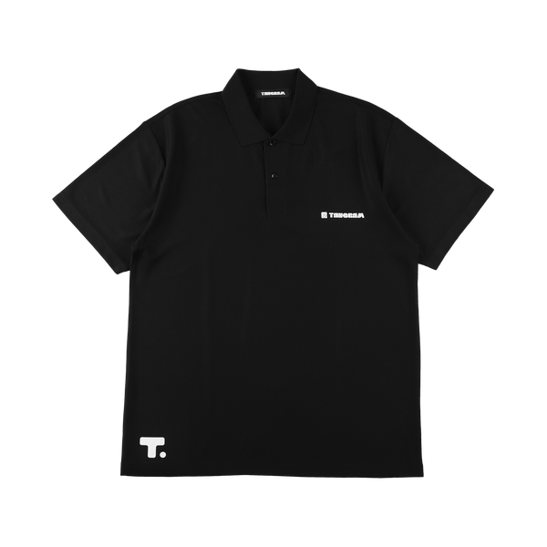 BIG MAIN LOGO POLO SHIRTS BLACK TGS-MPL114