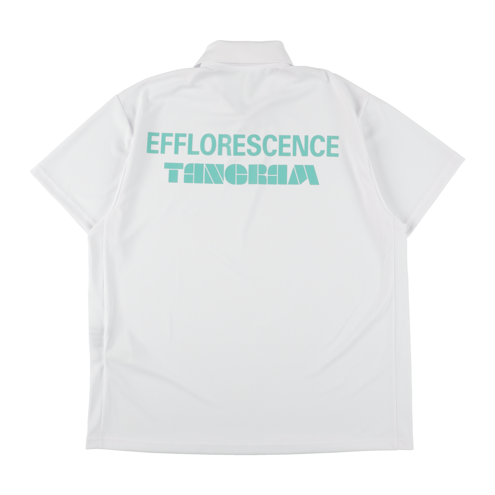 EFFLORESCENCE × TANGRAM ONE SNAP POLO WHITE TGS-MPL118