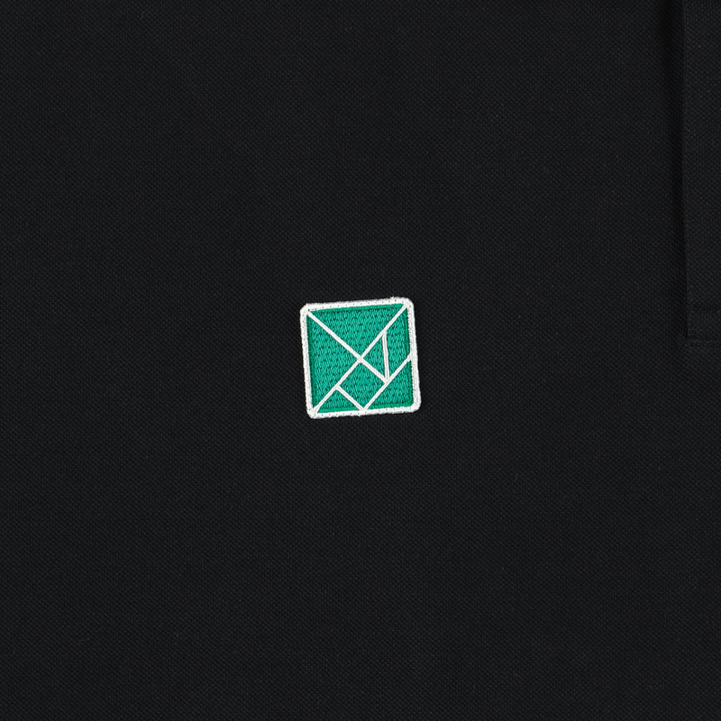 FRUIT OF THE LOOM × TANGRAM POLO SHIRTS 【2PAC SET】WHITE＆BLACK TGS-MPL120