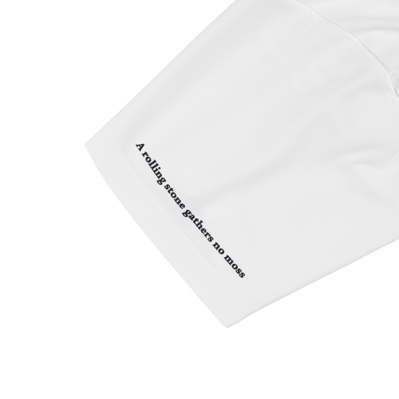 GDC×TANGRAM 5TH ANNIV. TRICO POLO SHIRTS WHITE TGS-MPL122