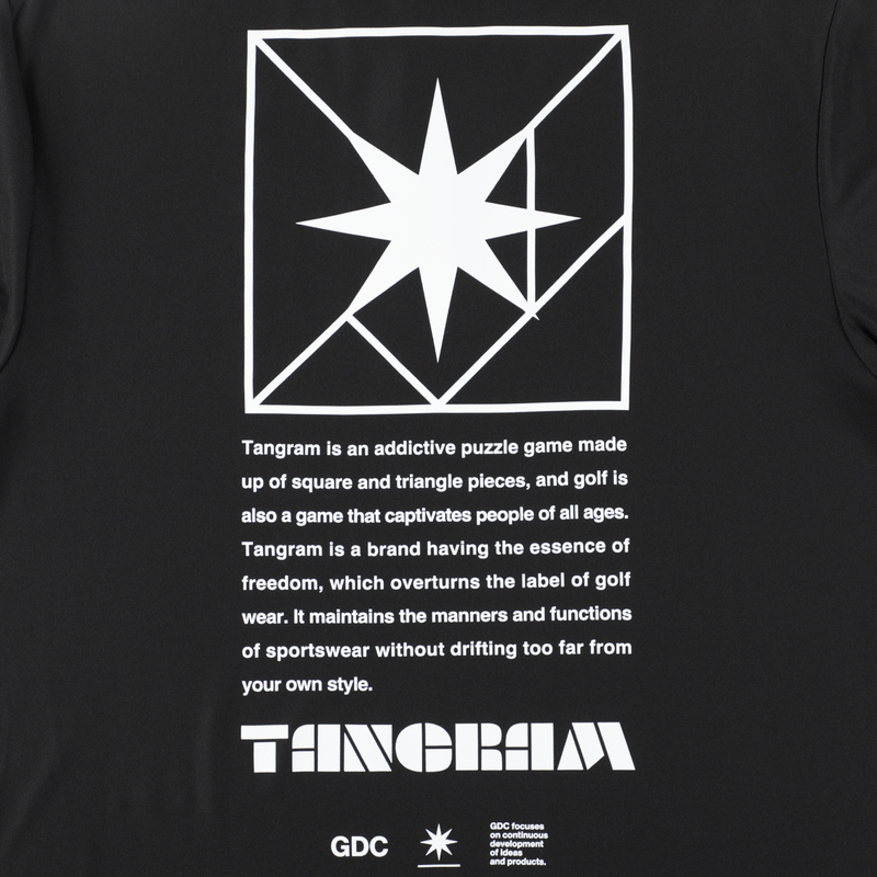 GDC × TANGRAM 5周年記念 スターポロシャツ 黒M 新品 キムタク GDC×TANGRAM 5TH ANNIV. TURF STAR POLO SHIRTS BLACK TGS-MPL124