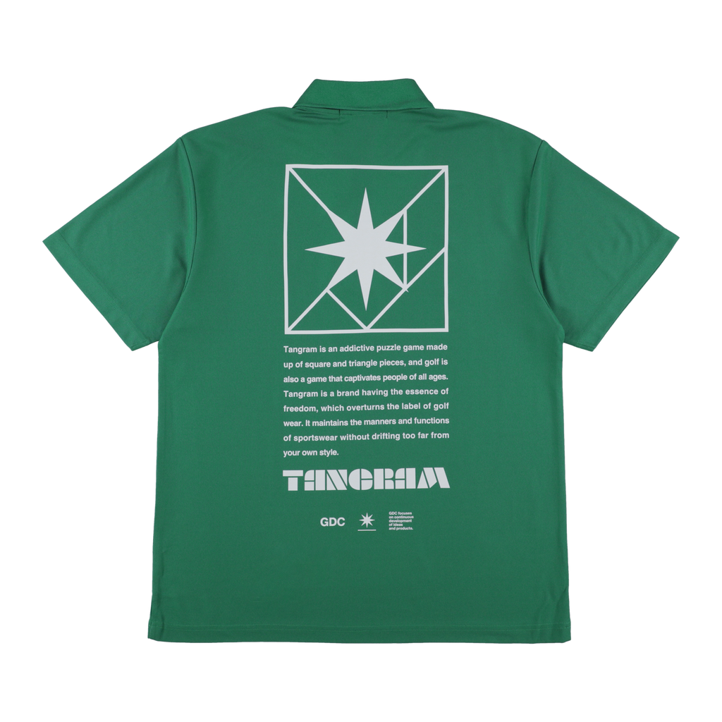 GDC×TANGRAM 5TH ANNIV. TURF STAR POLO SHIRTS GREEN TGS-MPL124
