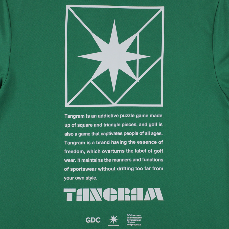 GDC×TANGRAM 5TH ANNIV. TURF STAR POLO SHIRTS GREEN TGS-MPL124