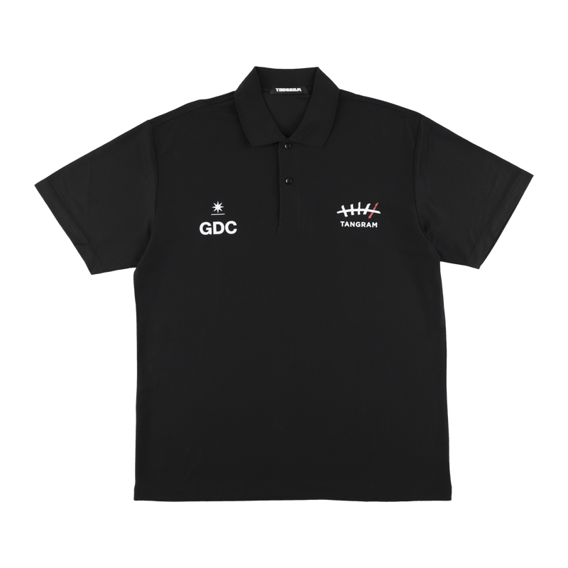 GDC × TANGRAM 5周年記念 スターポロシャツ 黒M 新品 キムタク GDC×TANGRAM 5TH ANNIV. T.5 TOKYO POLO SHIRTS BLACK TGS-MPL125