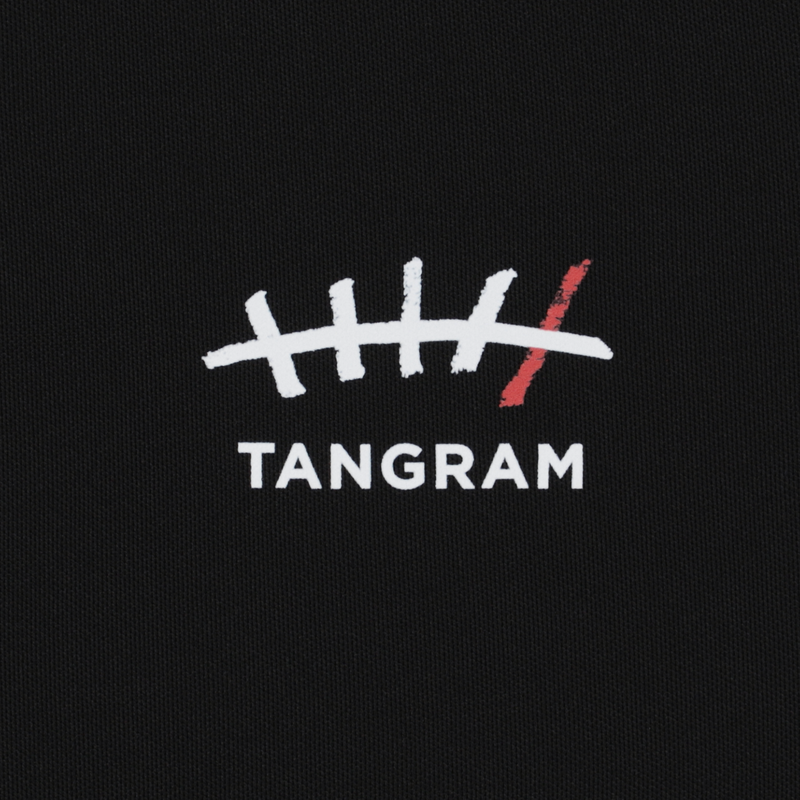 GDC×TANGRAM 5TH ANNIV. T.5 TOKYO POLO SHIRTS BLACK TGS-MPL125