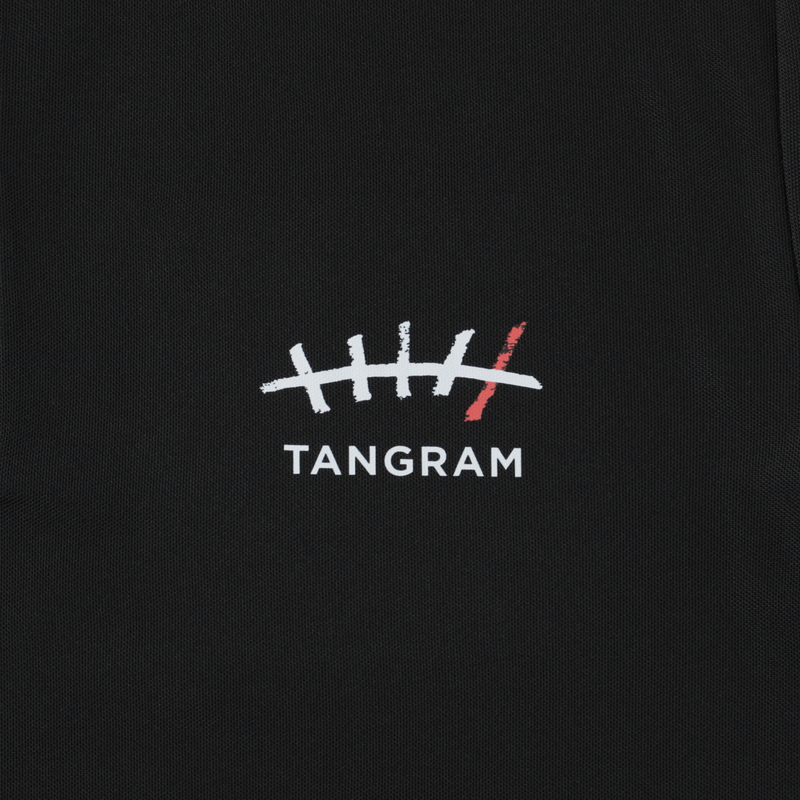 Golfickers × TANGRAM 5TH ANNIV. POLO SHIRTS BLACK TGS-MPL127【受注 Golfickers × TANGRAM 5TH ANNIV. POLO SHIRTS BLACK TGS-MPL127【受注