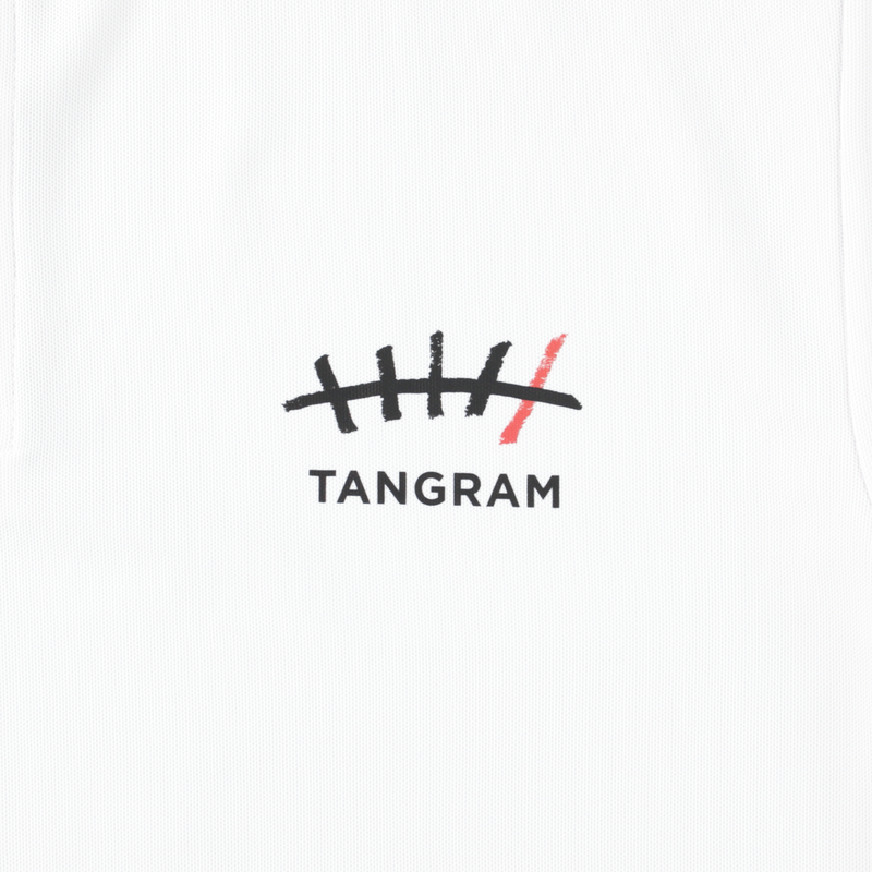 Golfickers × TANGRAM 5TH ANNIV. POLO SHIRTS WHITE TGS-MPL127【受注
