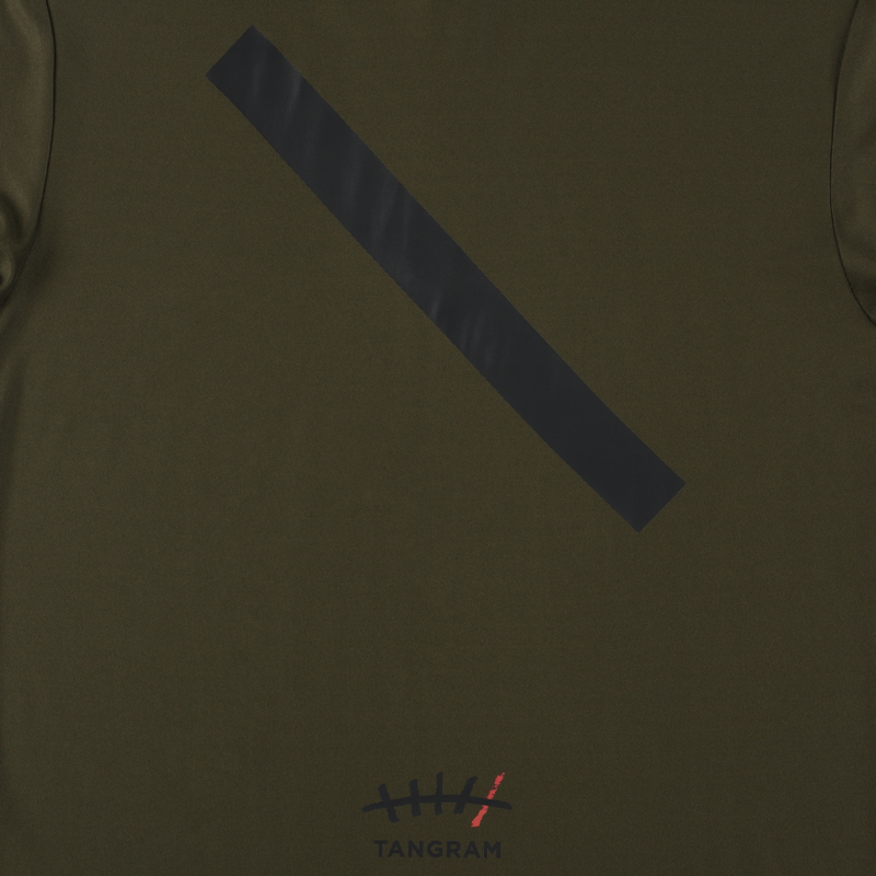 Saturdays NYC × TANGRAM 5TH ANNIV. POLO SHIRTS OLIVE TGS-MPL130