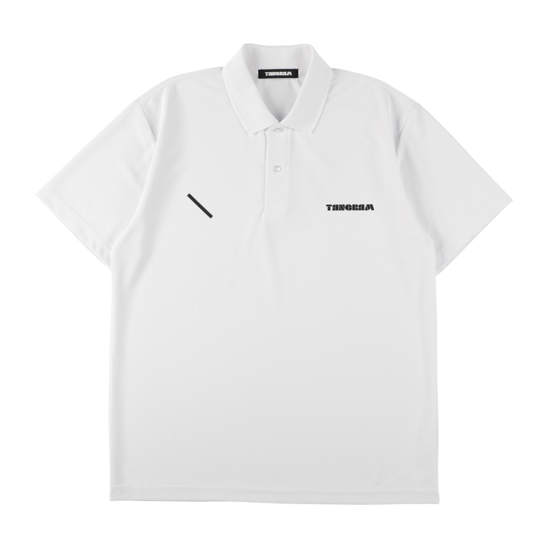 Saturdays NYC × TANGRAM 5TH ANNIV. POLO SHIRTS WHITE TGS-MPL130