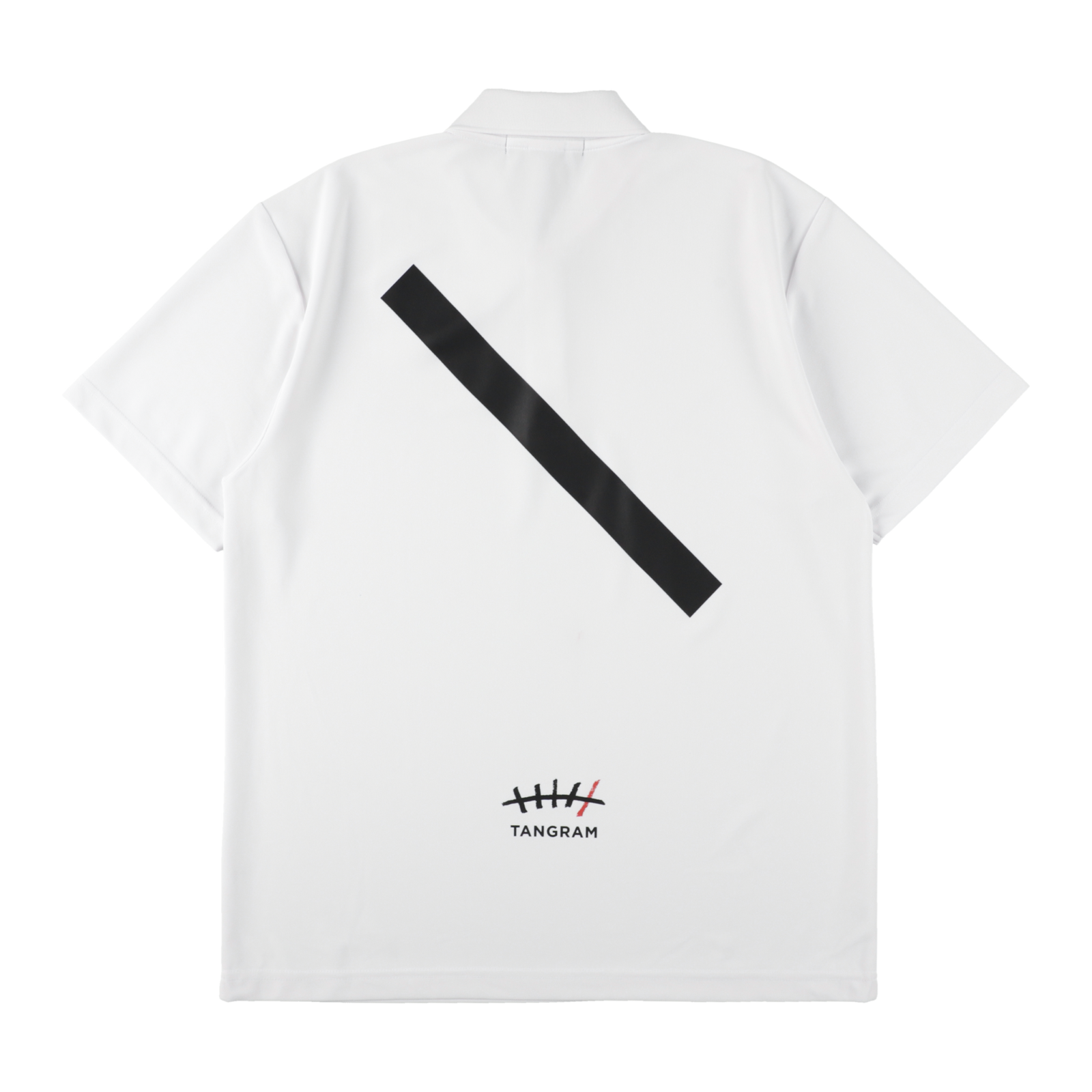 Saturdays NYC × TANGRAM 5TH ANNIV. POLO SHIRTS WHITE TGS-MPL130