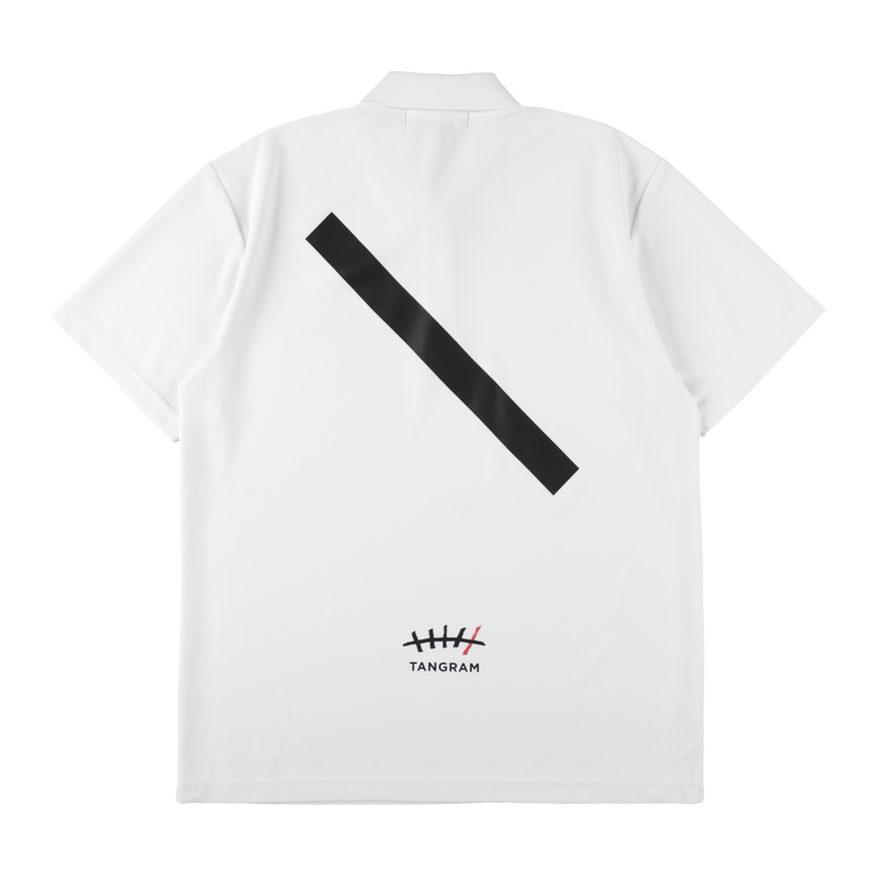 Saturdays NYC × TANGRAM 5TH ANNIV. POLO SHIRTS WHITE TGS-MPL130