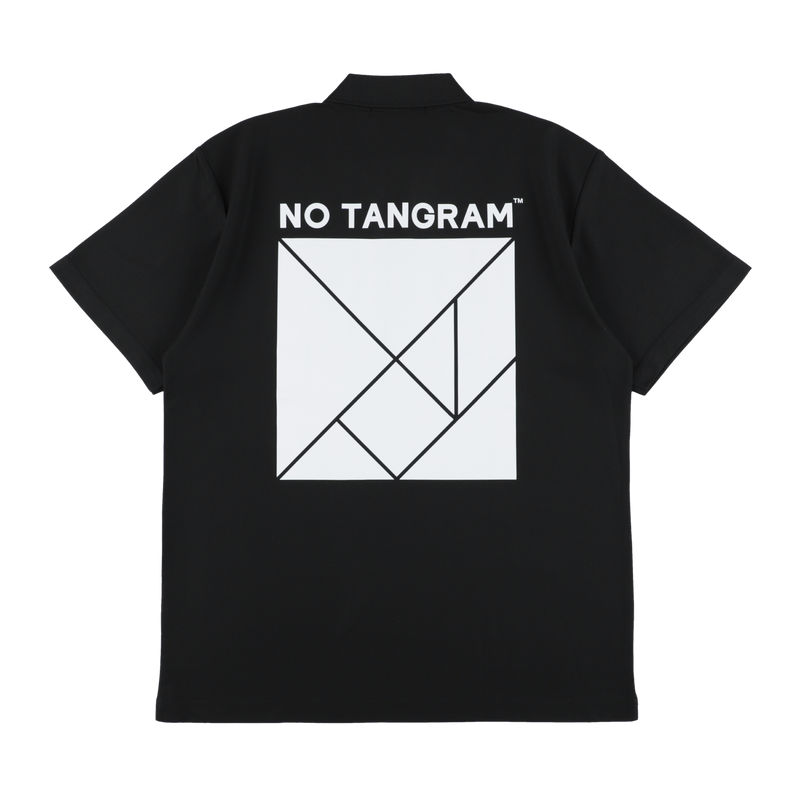 NO COFFEE × TANGRAM 5TH ANNIV. POLO SHIRTS BLACK TGS-MPL131【受注 NO COFFEE × TANGRAM 5TH ANNIV. POLO SHIRTS BLACK TGS-MPL131【受注