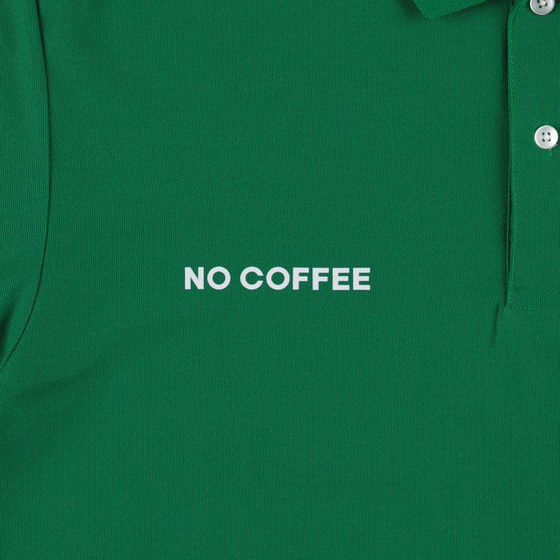 s*e様 NO COFFEE グリーンポロシャツ NO COFFEE × TANGRAM 5TH ANNIV. POLO SHIRTS GREEN TGS-MPL131【受注