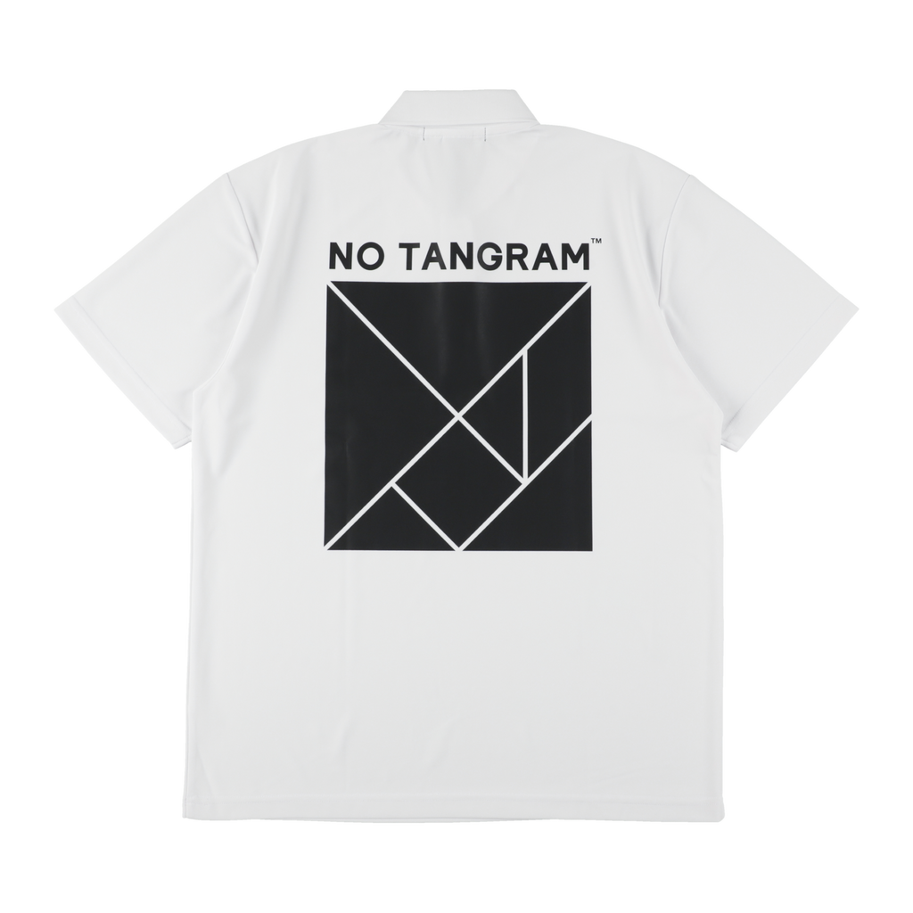 NO COFFEE × TANGRAM 5TH ANNIV. POLO SHIRTS WHITE TGS-MPL131【受注 NO COFFEE × TANGRAM 5TH ANNIV. POLO SHIRTS WHITE TGS-MPL131【受注