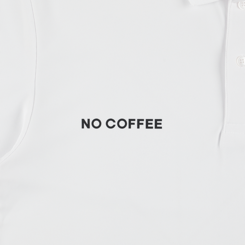 NO COFFEE × TANGRAM 5TH ANNIV. POLO SHIRTS WHITE TGS-MPL131【受注