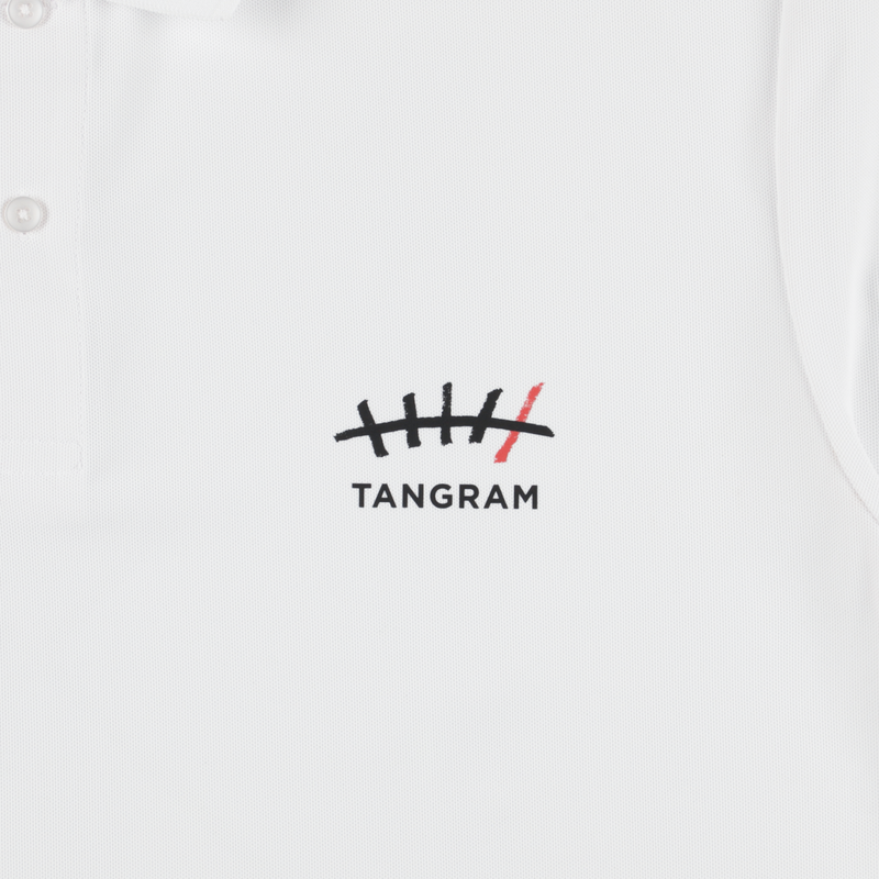NO COFFEE × TANGRAM 5TH ANNIV. POLO SHIRTS WHITE TGS-MPL131【受注