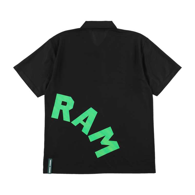 BIG ARCH LOGO POLO SHIRTS BLACK TGS-MPL42