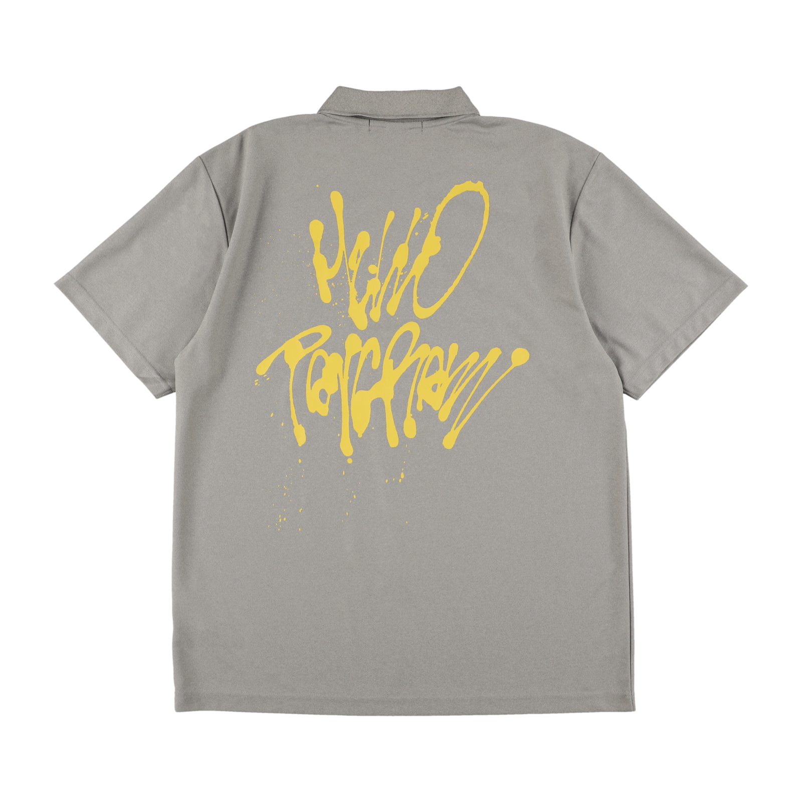 TANGRAM×RYUJI KAMIYAMA HELLO TANGRAM POLO SHIRTS GRAY TGS-MPL44