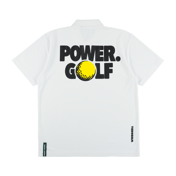 NEW POWER GOLF POLO SHIRTS WHITE TGS-MPL46