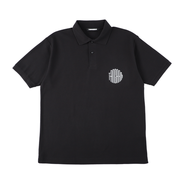 CIRCLE LOGO T/C POLO SHIRTS BLACK TGS-MPL49