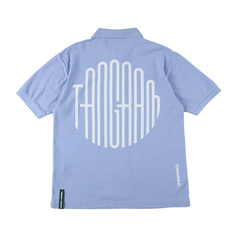 CIRCLE LOGO T/C POLO SHIRTS OX BLUE TGS-MPL49
