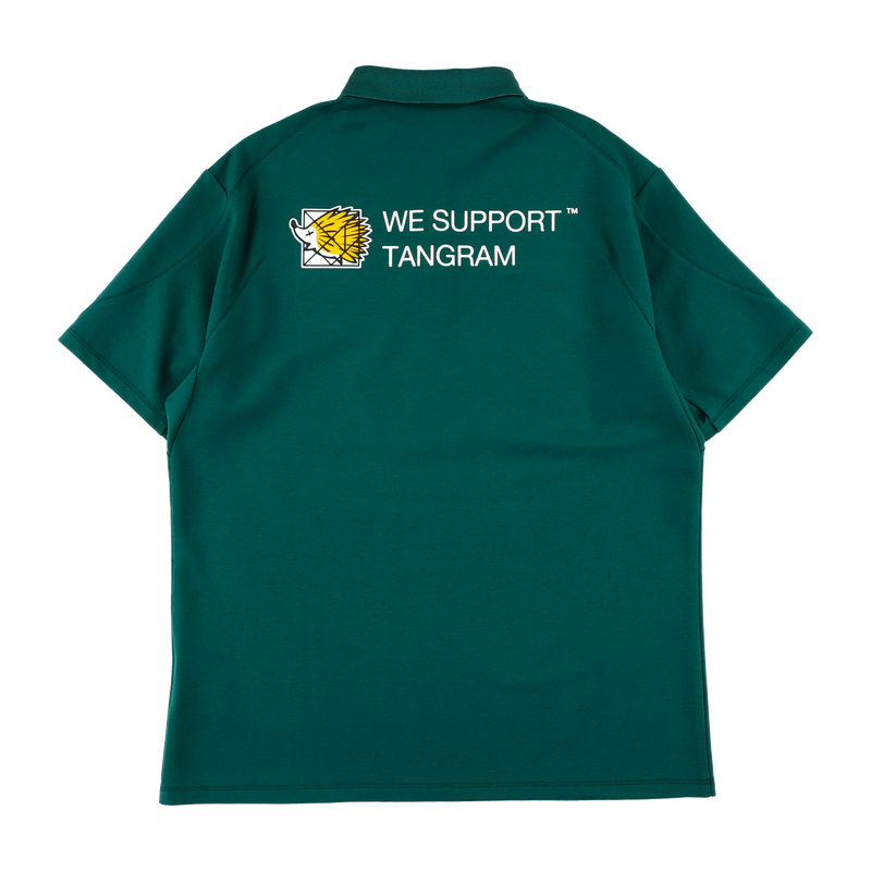 CLUBHAUS × TANGRAM NEW CREW POLO SHIRTS GREEN TGS-MPL51 CLUBHAUS × TANGRAM NEW CREW POLO SHIRTS GREEN TGS-MPL51
