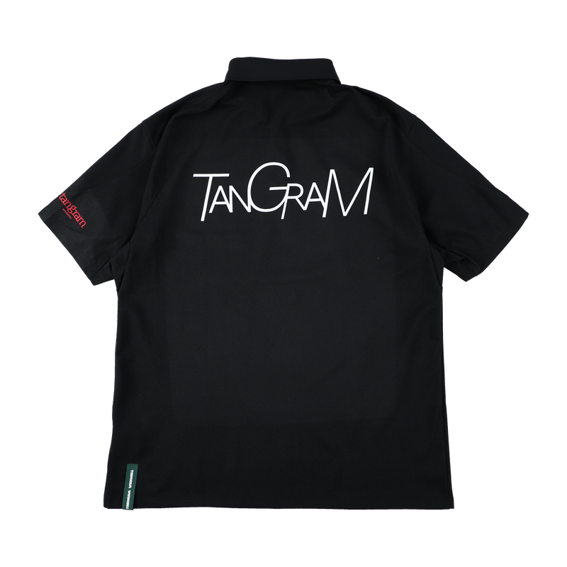 TGM LOGO FLEX POLO SHIRTS BLACK TGS-MPL64