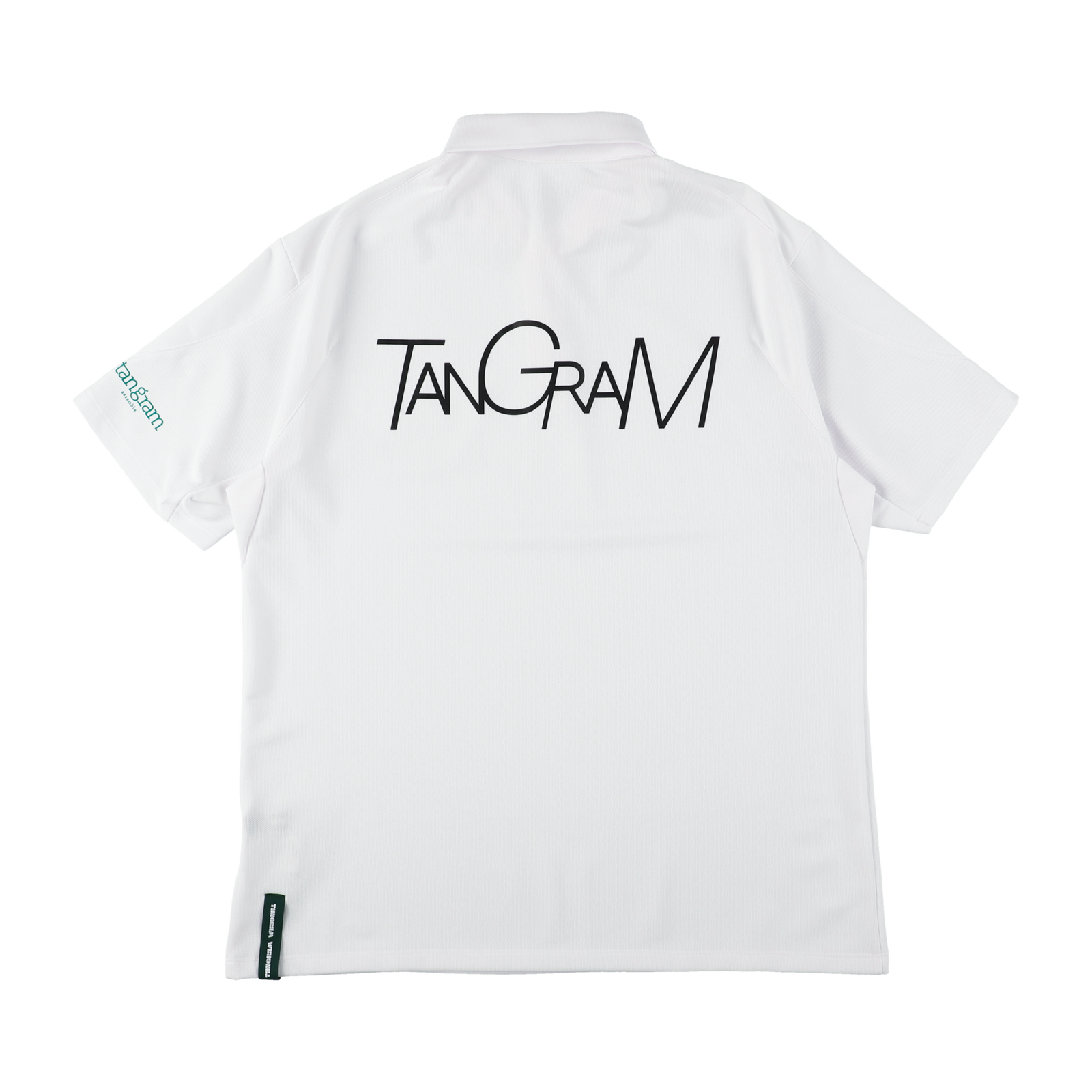 TGM LOGO FLEX POLO SHIRTS WHITE TGS-MPL64 – TANGRAM