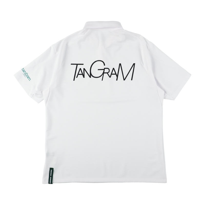 TGM LOGO FLEX POLO SHIRTS WHITE TGS-MPL64