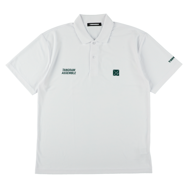 ASSEMBLE TEAM POLO SHIRTS  WHITE TGS-MPL80