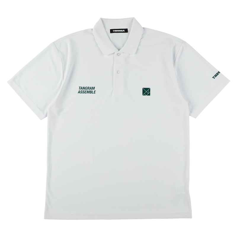 ASSEMBLE TEAM POLO SHIRTS  WHITE TGS-MPL80