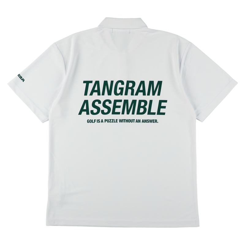 ASSEMBLE TEAM POLO SHIRTS  WHITE TGS-MPL80