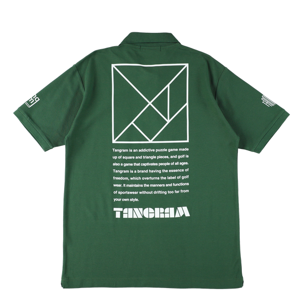 TURF LOGO POLO SHIRTS GREEN TGS-MPL94